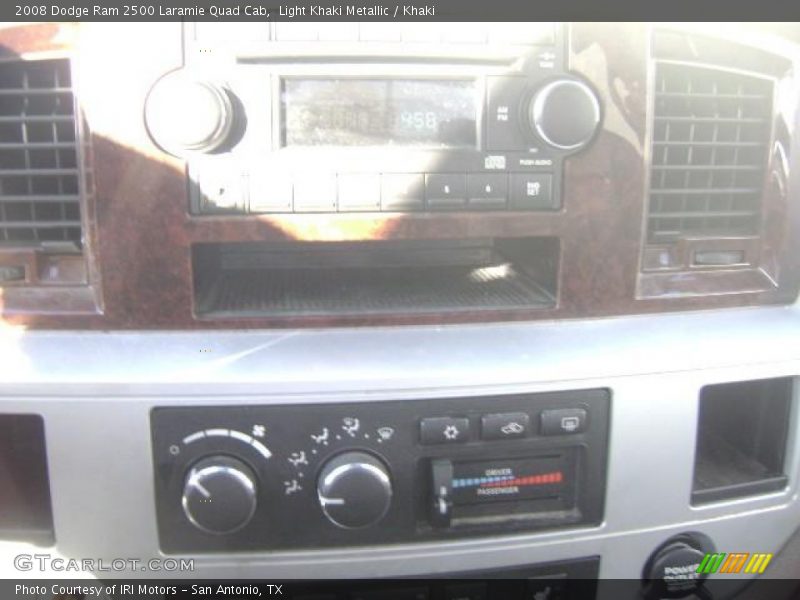 Light Khaki Metallic / Khaki 2008 Dodge Ram 2500 Laramie Quad Cab
