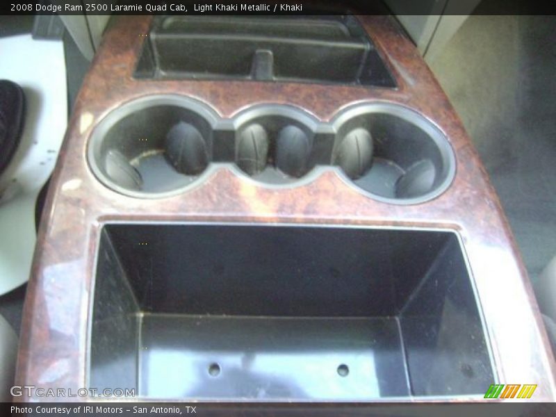 Light Khaki Metallic / Khaki 2008 Dodge Ram 2500 Laramie Quad Cab