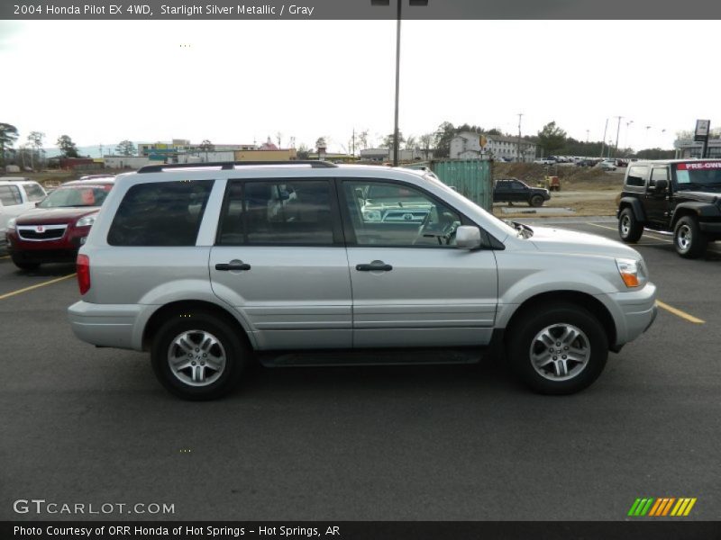 Starlight Silver Metallic / Gray 2004 Honda Pilot EX 4WD