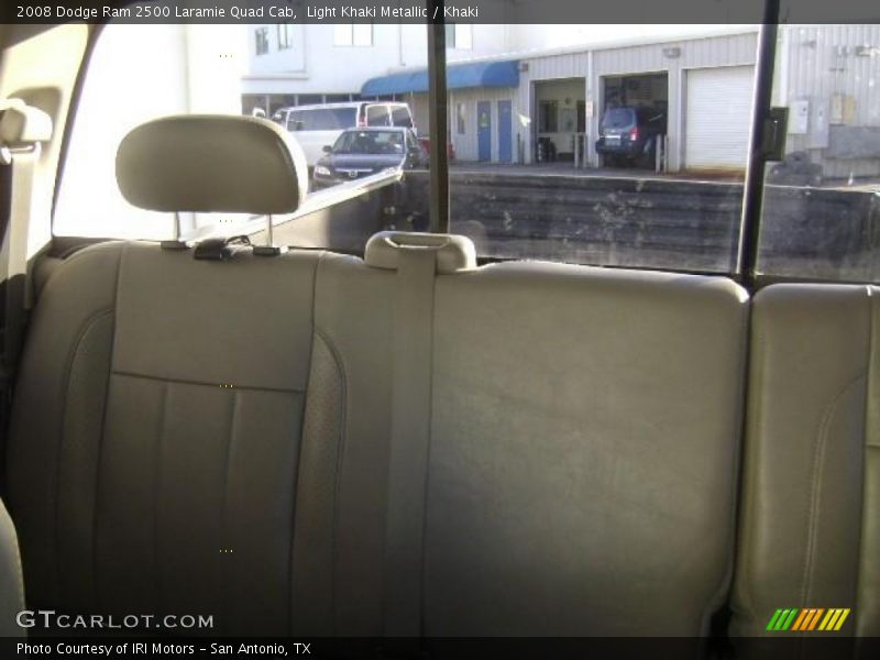 Light Khaki Metallic / Khaki 2008 Dodge Ram 2500 Laramie Quad Cab