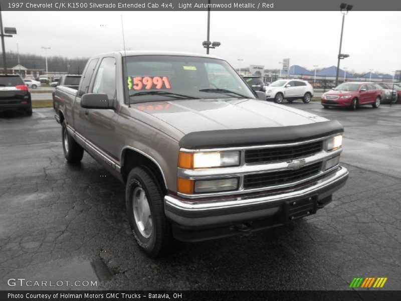 Front 3/4 View of 1997 C/K K1500 Silverado Extended Cab 4x4