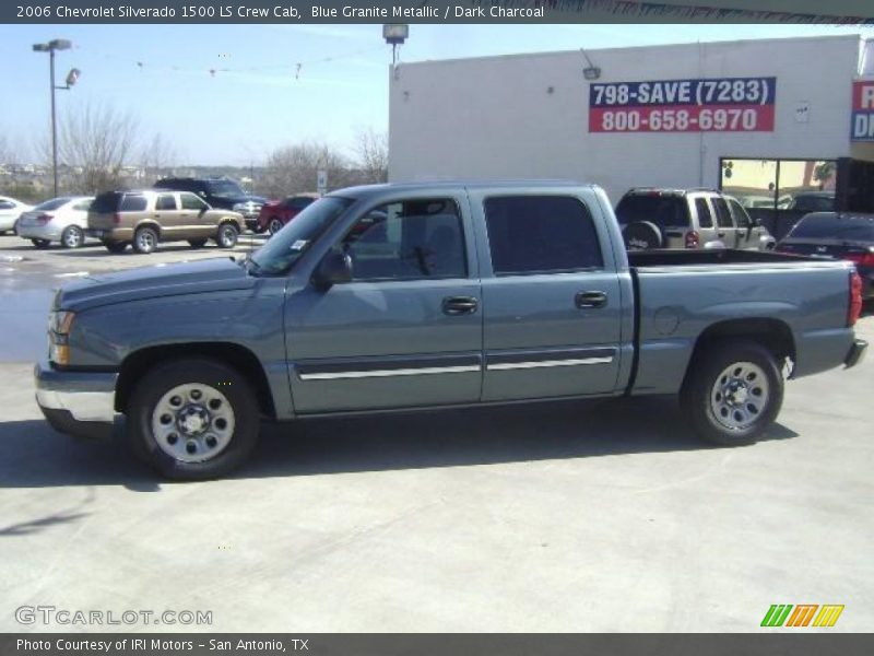 Blue Granite Metallic / Dark Charcoal 2006 Chevrolet Silverado 1500 LS Crew Cab