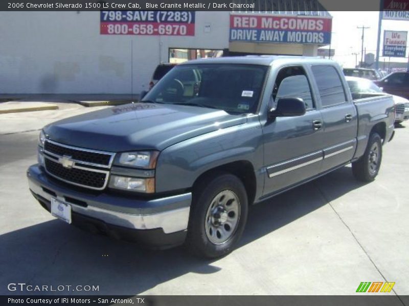 Blue Granite Metallic / Dark Charcoal 2006 Chevrolet Silverado 1500 LS Crew Cab