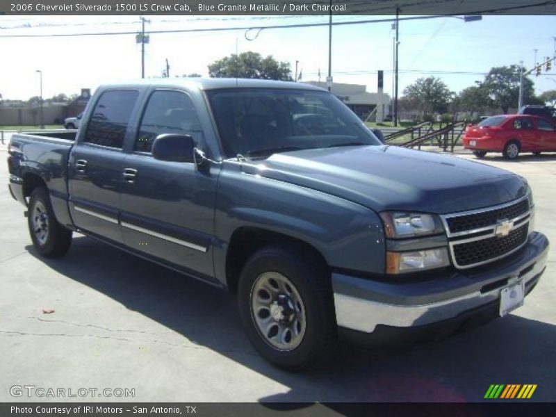 Blue Granite Metallic / Dark Charcoal 2006 Chevrolet Silverado 1500 LS Crew Cab