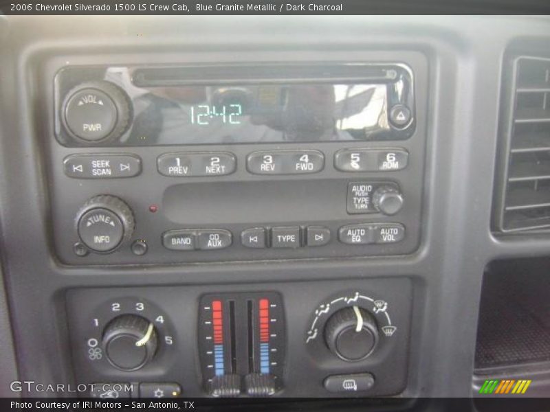 Blue Granite Metallic / Dark Charcoal 2006 Chevrolet Silverado 1500 LS Crew Cab