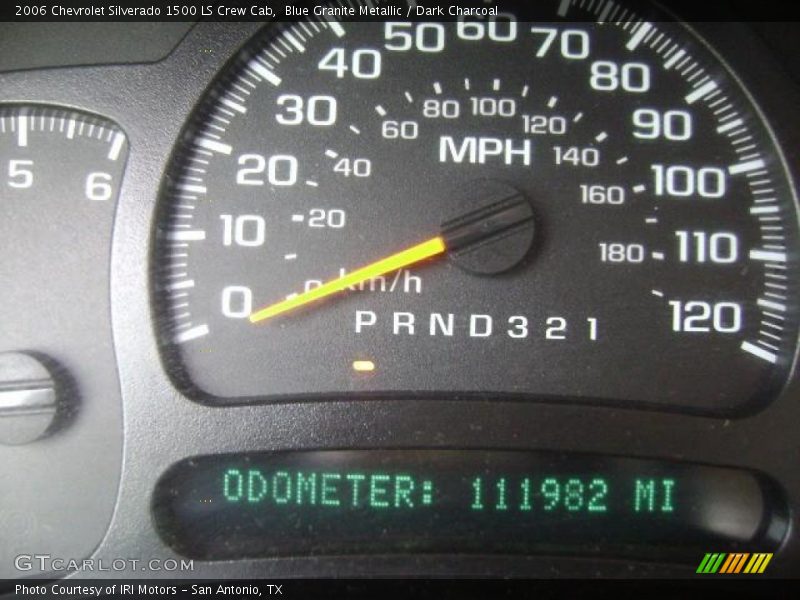 Blue Granite Metallic / Dark Charcoal 2006 Chevrolet Silverado 1500 LS Crew Cab