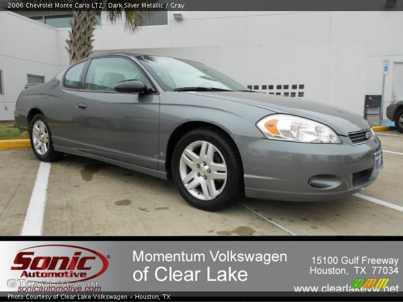 Dark Silver Metallic / Gray 2006 Chevrolet Monte Carlo LTZ