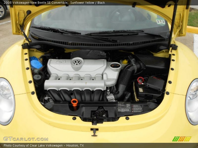 Sunflower Yellow / Black 2008 Volkswagen New Beetle SE Convertible