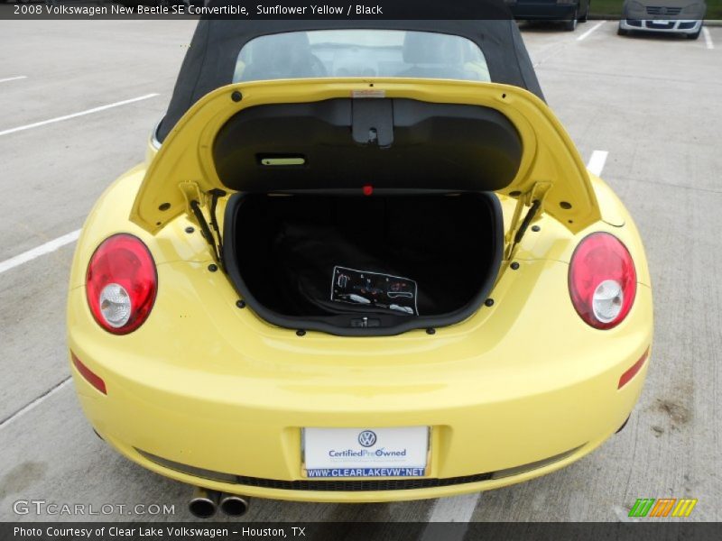 Sunflower Yellow / Black 2008 Volkswagen New Beetle SE Convertible