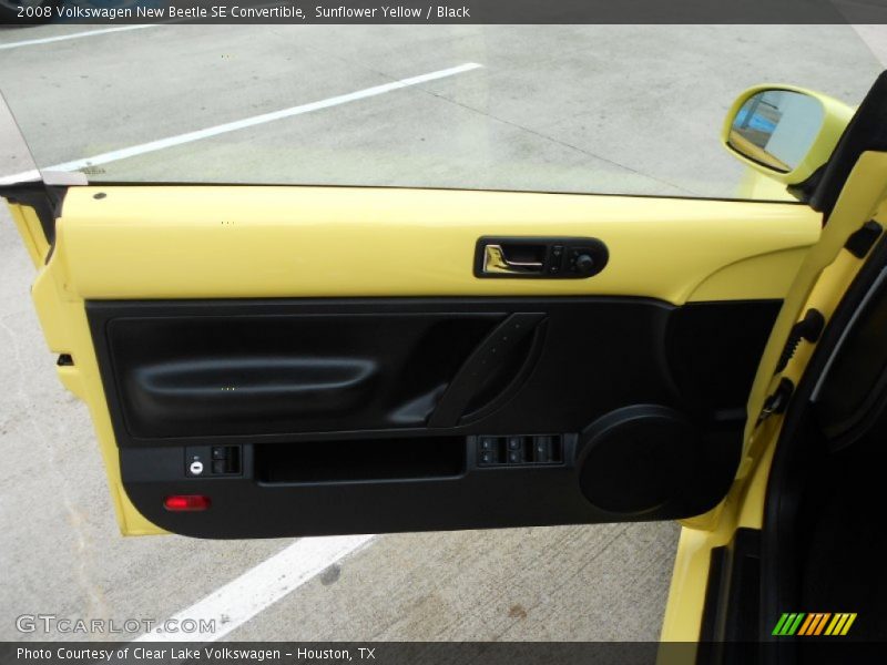 Sunflower Yellow / Black 2008 Volkswagen New Beetle SE Convertible