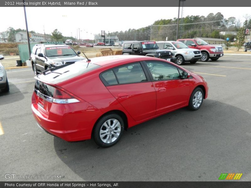 Milano Red / Black 2012 Honda Insight EX Hybrid