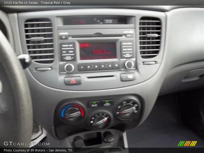 Tropical Red / Gray 2010 Kia Rio LX Sedan