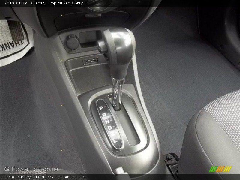 Tropical Red / Gray 2010 Kia Rio LX Sedan