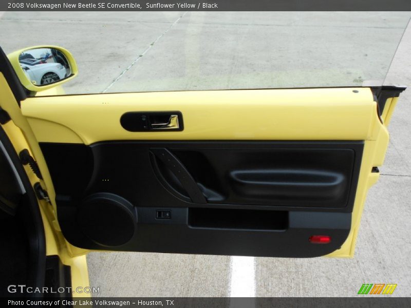 Sunflower Yellow / Black 2008 Volkswagen New Beetle SE Convertible