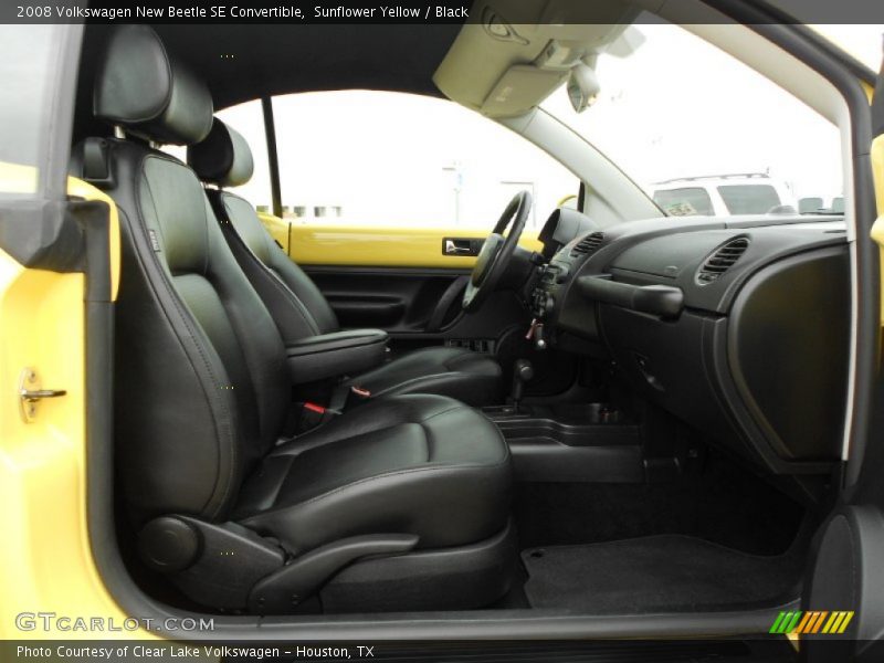 Sunflower Yellow / Black 2008 Volkswagen New Beetle SE Convertible