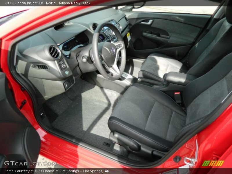 Milano Red / Black 2012 Honda Insight EX Hybrid