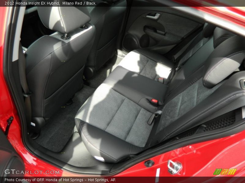 Milano Red / Black 2012 Honda Insight EX Hybrid