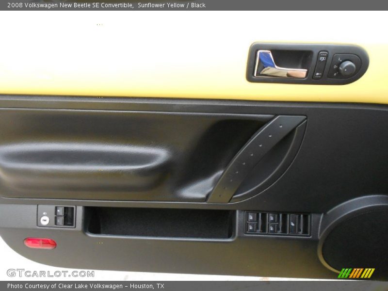 Sunflower Yellow / Black 2008 Volkswagen New Beetle SE Convertible