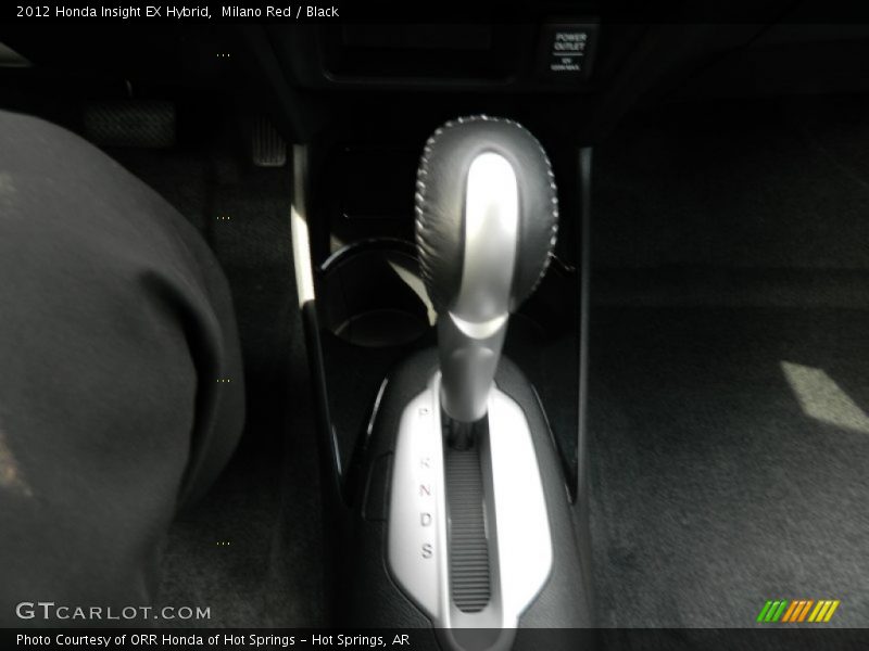 Milano Red / Black 2012 Honda Insight EX Hybrid