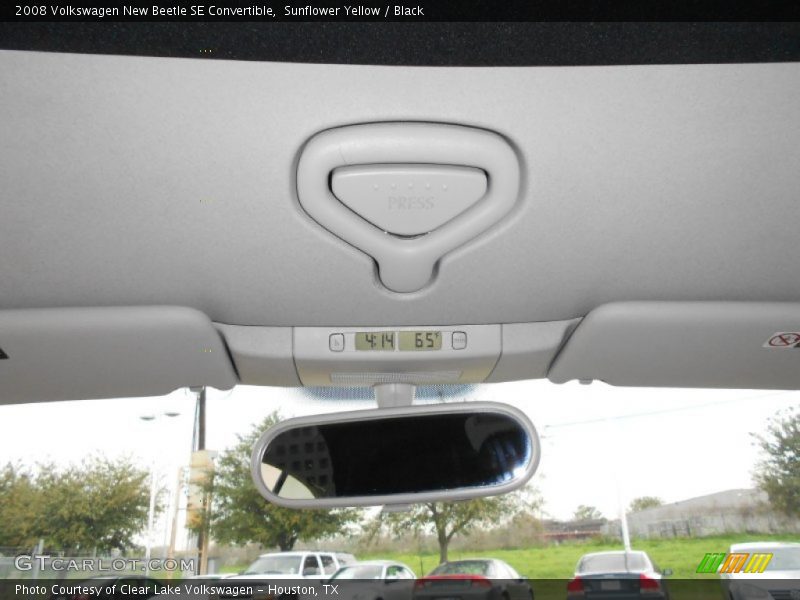 Sunflower Yellow / Black 2008 Volkswagen New Beetle SE Convertible