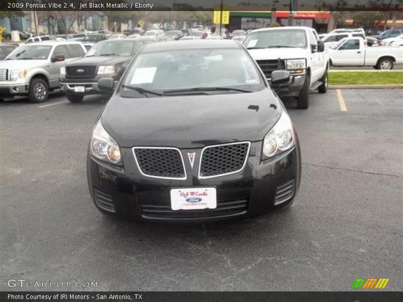 Jet Black Metallic / Ebony 2009 Pontiac Vibe 2.4