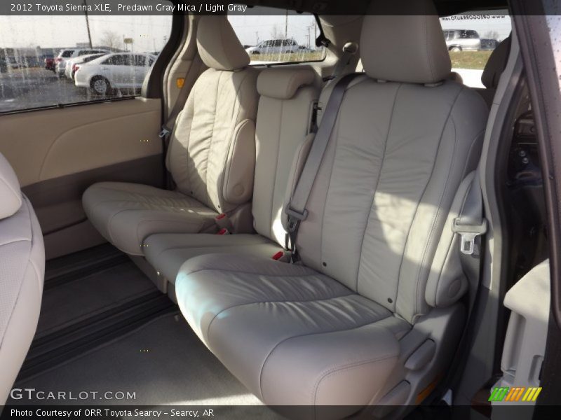 Predawn Gray Mica / Light Gray 2012 Toyota Sienna XLE