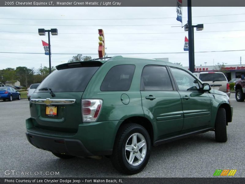 Meander Green Metallic / Light Gray 2005 Chevrolet Equinox LT