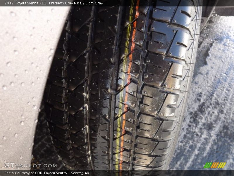 Predawn Gray Mica / Light Gray 2012 Toyota Sienna XLE