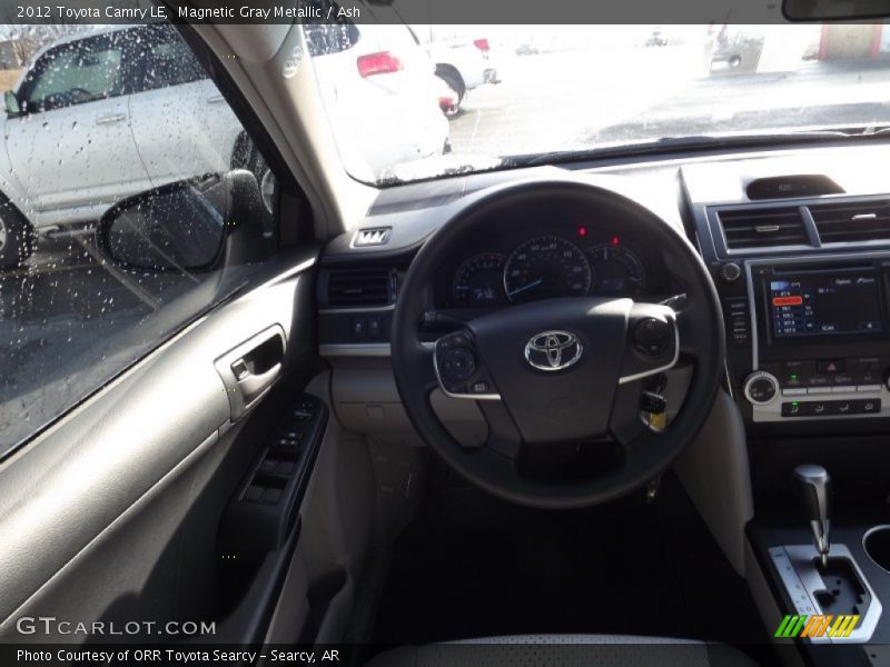 Magnetic Gray Metallic / Ash 2012 Toyota Camry LE