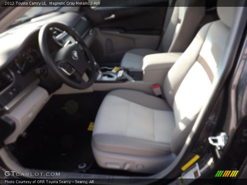 Magnetic Gray Metallic / Ash 2012 Toyota Camry LE