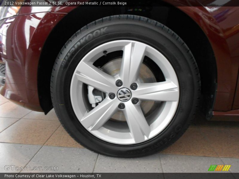Opera Red Metallic / Cornsilk Beige 2012 Volkswagen Passat 2.5L SE