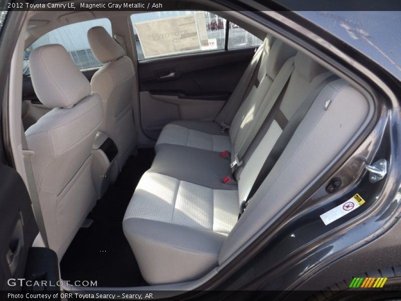 Magnetic Gray Metallic / Ash 2012 Toyota Camry LE