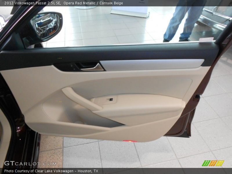 Opera Red Metallic / Cornsilk Beige 2012 Volkswagen Passat 2.5L SE