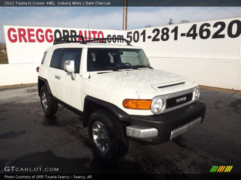 Iceberg White / Dark Charcoal 2012 Toyota FJ Cruiser 4WD