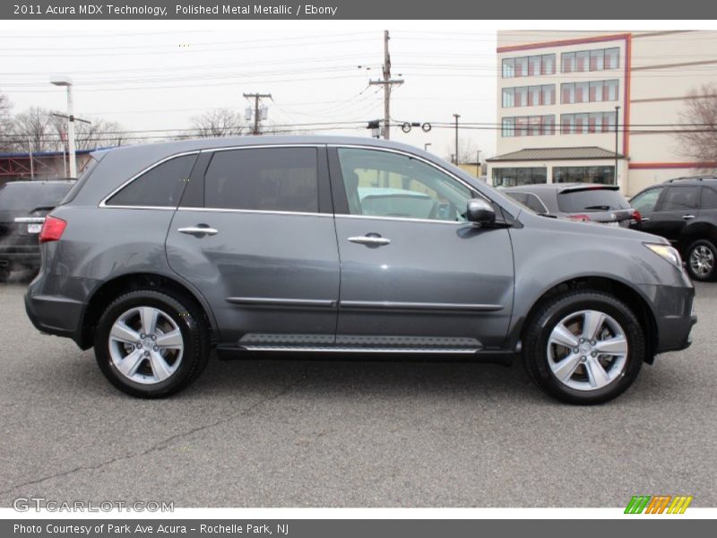 Polished Metal Metallic / Ebony 2011 Acura MDX Technology