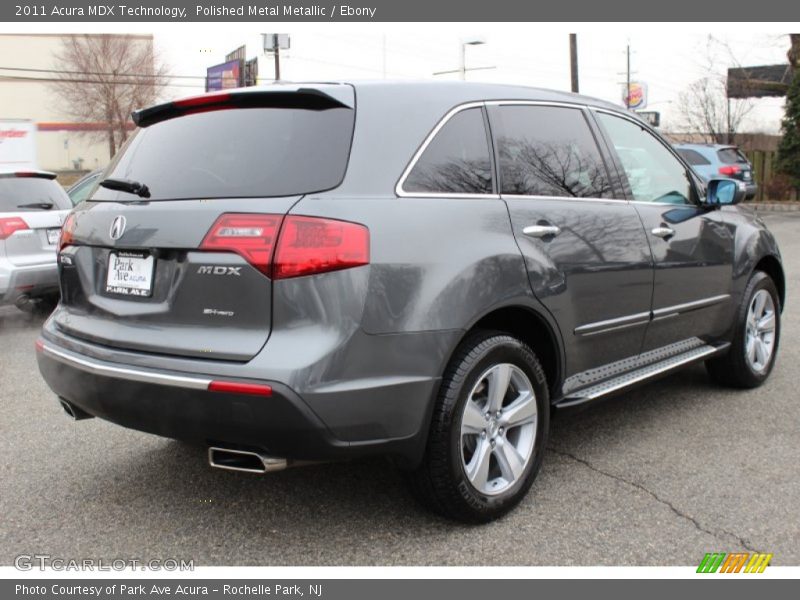 Polished Metal Metallic / Ebony 2011 Acura MDX Technology