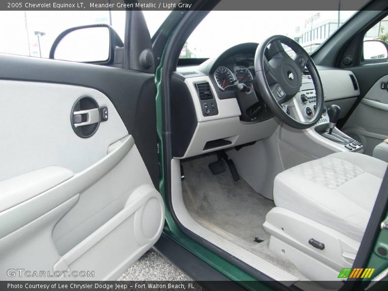 Meander Green Metallic / Light Gray 2005 Chevrolet Equinox LT