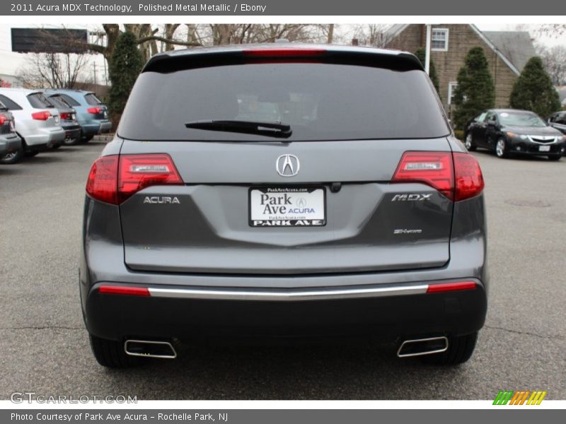 Polished Metal Metallic / Ebony 2011 Acura MDX Technology