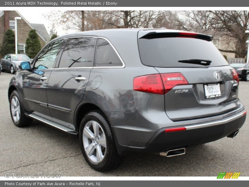 Polished Metal Metallic / Ebony 2011 Acura MDX Technology