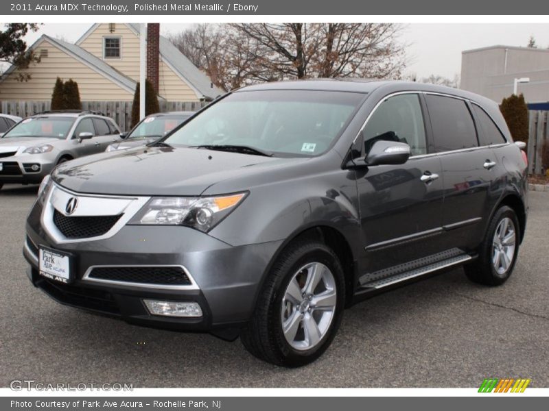 Polished Metal Metallic / Ebony 2011 Acura MDX Technology