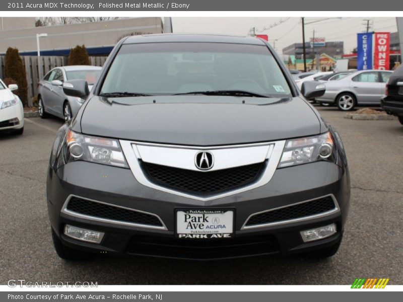 Polished Metal Metallic / Ebony 2011 Acura MDX Technology