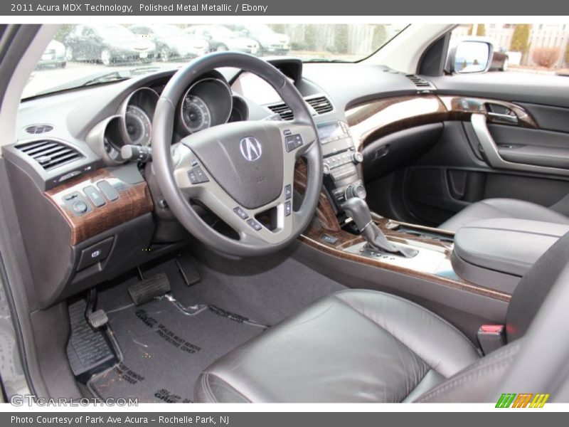 Ebony Interior - 2011 MDX Technology 