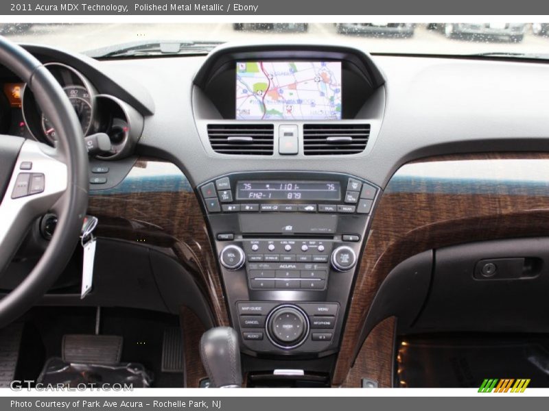 Polished Metal Metallic / Ebony 2011 Acura MDX Technology