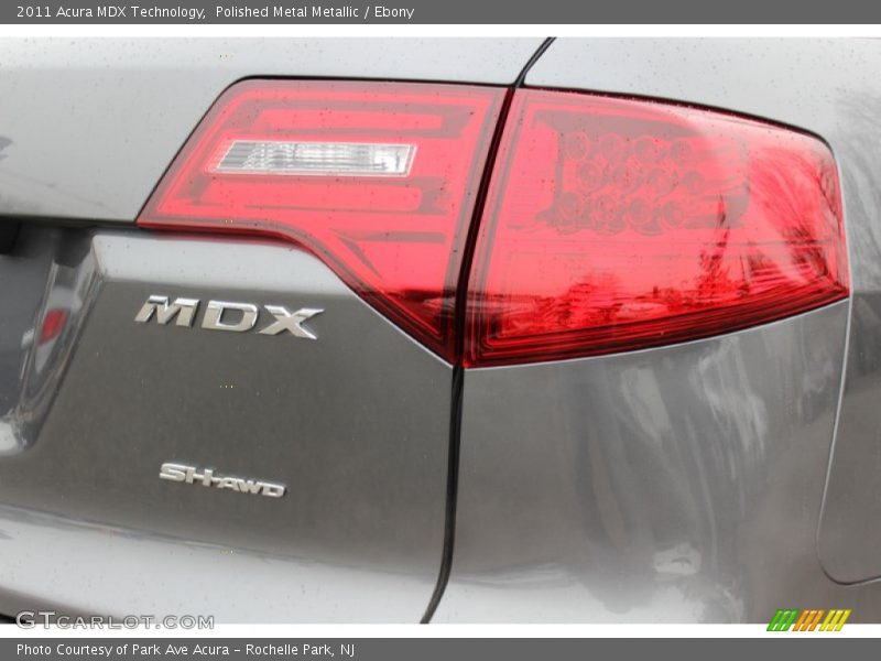 Polished Metal Metallic / Ebony 2011 Acura MDX Technology