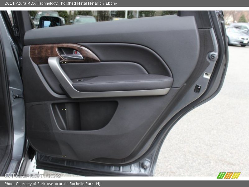 Polished Metal Metallic / Ebony 2011 Acura MDX Technology
