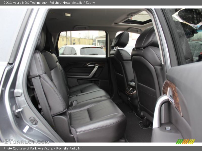 Polished Metal Metallic / Ebony 2011 Acura MDX Technology