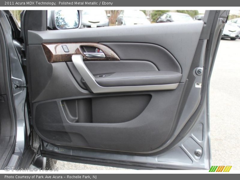 Polished Metal Metallic / Ebony 2011 Acura MDX Technology