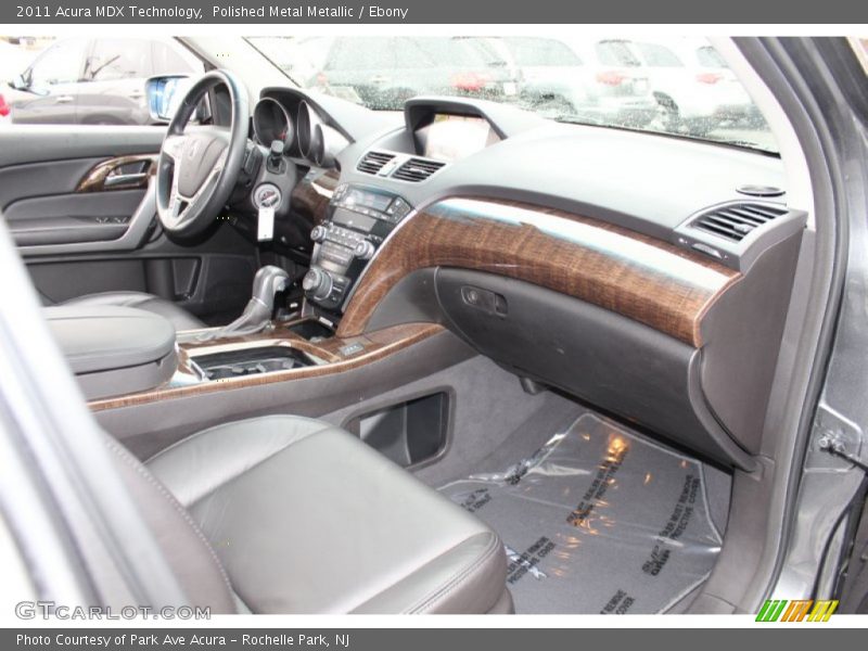 Polished Metal Metallic / Ebony 2011 Acura MDX Technology
