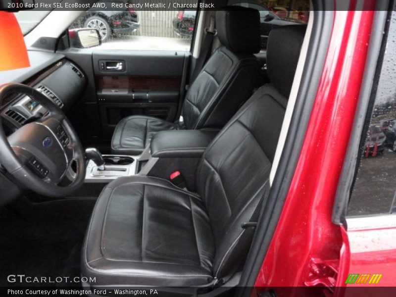 Red Candy Metallic / Charcoal Black 2010 Ford Flex SEL EcoBoost AWD