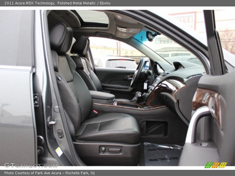 Polished Metal Metallic / Ebony 2011 Acura MDX Technology
